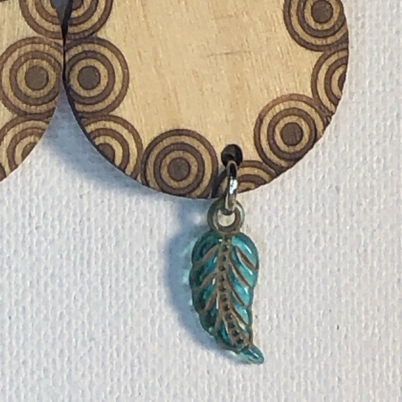 {Pyrography Earrings} 🔥 - Picture 2 of 6